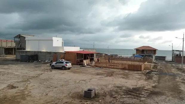 Vista del hotel Maribao